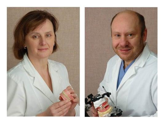 Hanna and Tomasz Wietecha, Board Certified Denturist.
 We have more than 25 years of expierence.