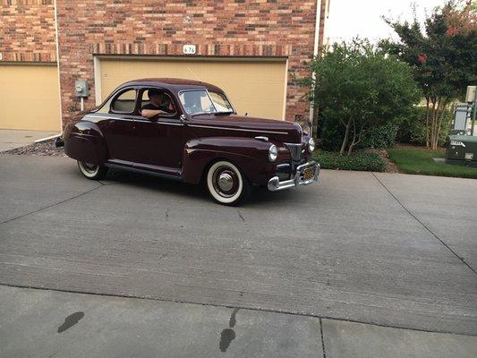 '41 Ford coupe, 12 volt upgrade, new fuel system and blinkers