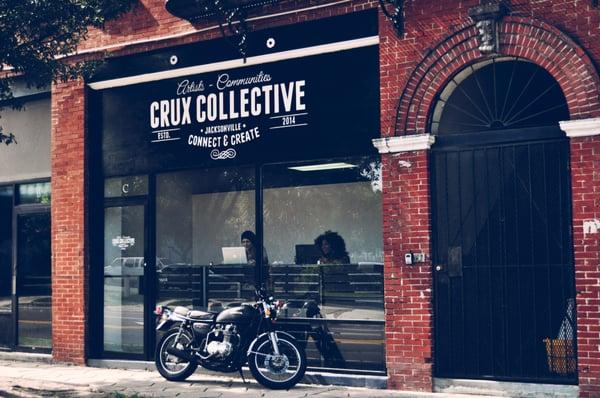 Crux Collective storefront.