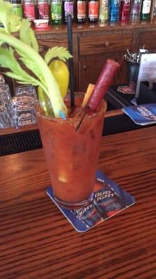 Absolutely delicious Bloody Mary. They know how to make em the right way here!