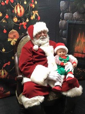 Jaxson visiting Santa at our Client Appreciation Party 2016