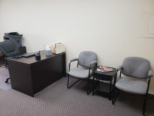 Reception area at Hardesty Law Group