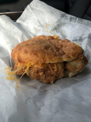 Another Tenderloin and cheese biscuit