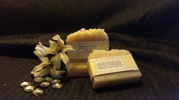 Be Gone soap, helps with symptoms of psoriasis,  eczema, dermatitis,  cuts and scraps, as well as headaches.