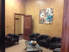 Relax in our spa waiting room