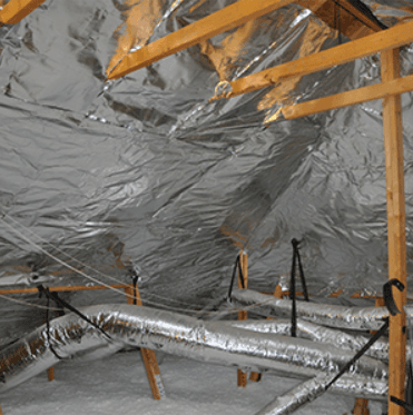 Attic Roof Deck Radiant Barrier Installation Services