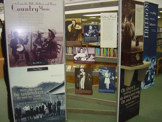 IHMAC hosts traveling exhibits such as the 2008 Smithsonian "New Harmonies."