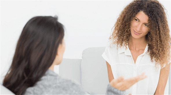 Substance Abuse Counselor working with a client or patient at our Utah substance abuse treatment center.