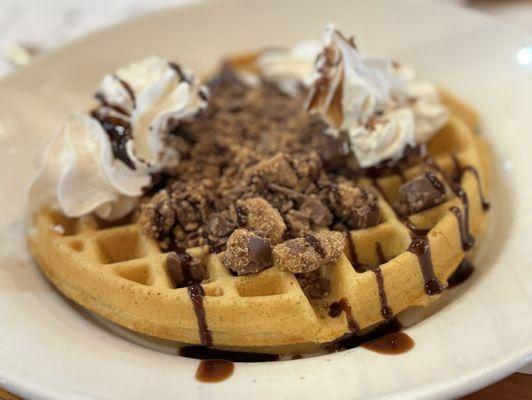 Peanut Butter Cup Waffle