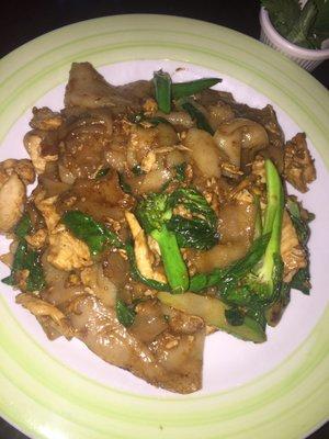 Delicious pad see ew. Large portions!