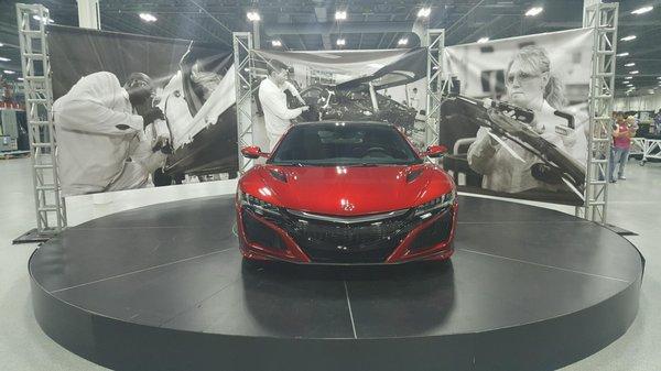 New Acura model reveal on turntable in Ohio!