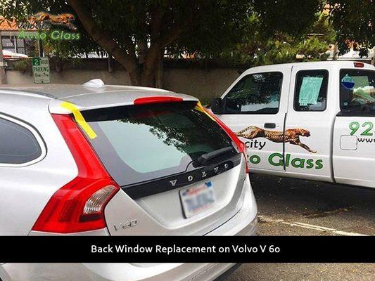 Mobile back glass replacement