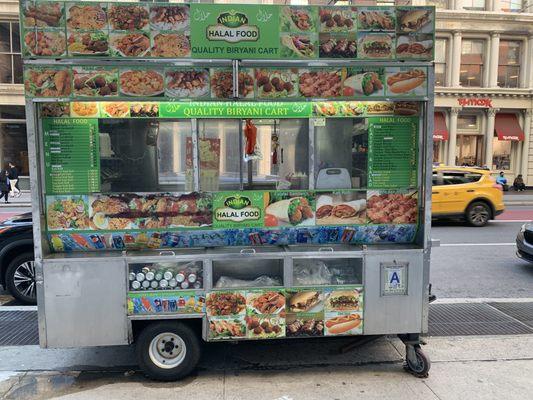 INDIAN QUALITY BIRYANY HALAL CART NYC