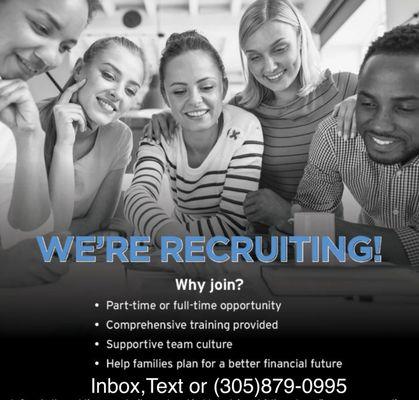 Looking for an opportunity to work part-time or full-time with a flexible schedule and the ability to work from home call us (305)879-0995