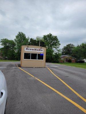 This is the business.  Drive thru coffee