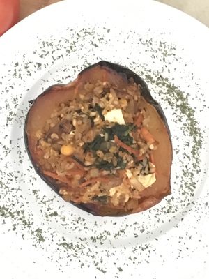 Vegetarian Stuffed Acorn Squash