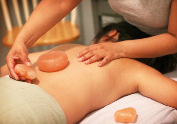 Just added!  Himalayan Salt Stone Massage.  Nourishing Relaxation for mind and body.