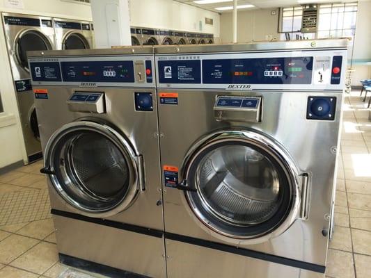 We've remodeled with new, large capacity washers!  No more top loaders!