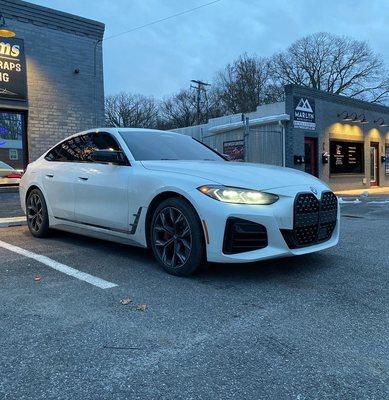 2022 M440i In For Life Time Warranty Window Tinting & Taillight Tinting