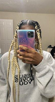 The braids I got