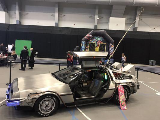 Modified DeLorean at the Syracuse Comic Con