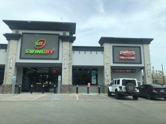 Brand new gas station in Fresno