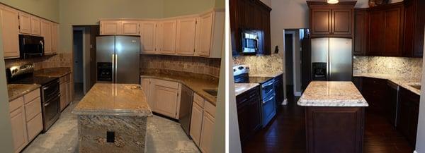 Before & After Handled by AG Kitchen & Bath Design