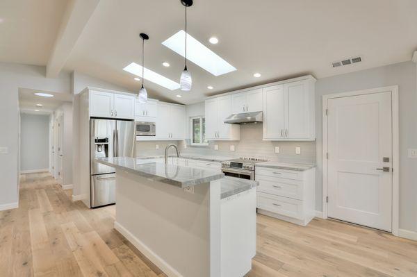 Small kitchen with a big feel, Los Gatos, CA