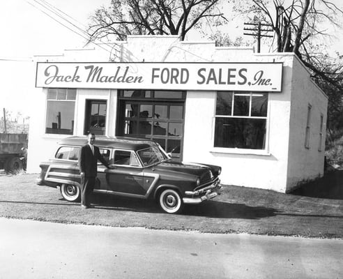 Jack Madden Ford's Original Showroom Circa 1954