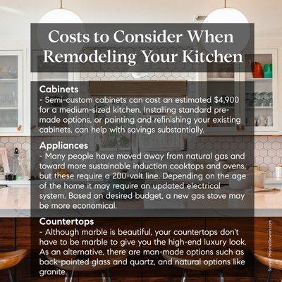 Three things to think about when remodeling your kitchen!