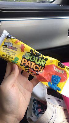 Sour patch ice cream. Amazing!