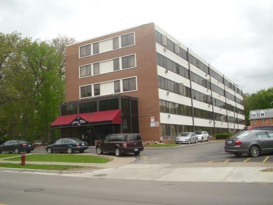 Our leasing office at 721 S. Forest "Forest Place"