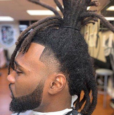 Fresh line with dreds