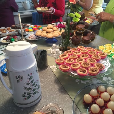 Treats prepared for our ladies that are "Sewing Bees" at the beginning of the Spring sessions.