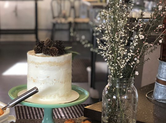 Coconut Cake for my sister's baby shower - SO yummy!