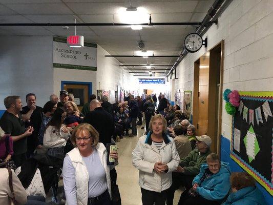 The most popular Lenten Fish Fry ever! 100 plus waiting for seating!