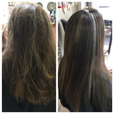 Keratin Treatment by Shana (Before & After)