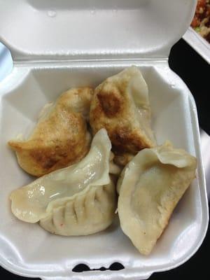 Fried pork dumplings are incredibly tasty, full of flavor