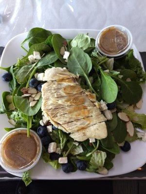 Blueberry Spinach Salad - healthy AND delicious!