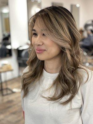 Balayage and cut by - Ling