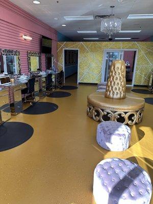 our new salon! come see us. mall location is closed but we're right across the street!