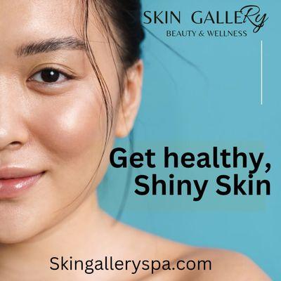 #Glowing, healthy and shiny skin