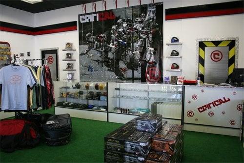 Critical Paintball Showroom