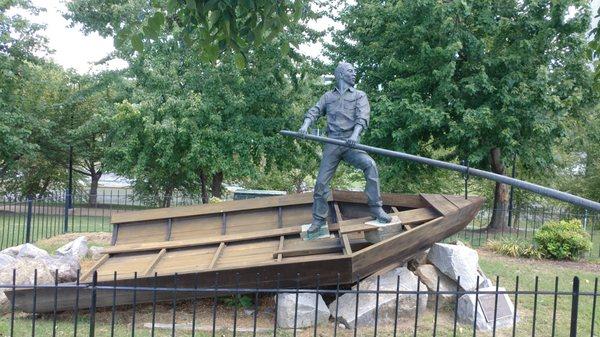 The Headman Statue, Brown's Island, Richmond VA