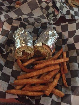 Chicken Ranch with beer battered fries