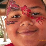 Red Dragon Face Paint