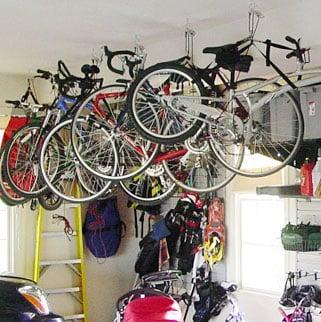 Bike hoisters.