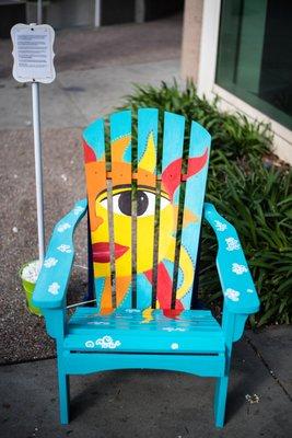 A Chair to Remeber! By Art process students & Mentor - for city of Dublin