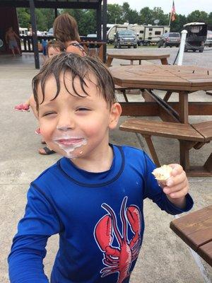 Ice cream face