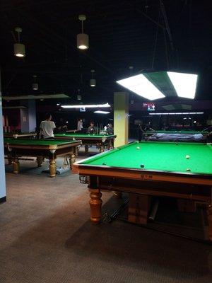 Checking out the newest pool hall in Monterey Park. Pretty cool spot.